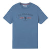 Mens Stripe Rider Graphic T-Shirt in China Blue