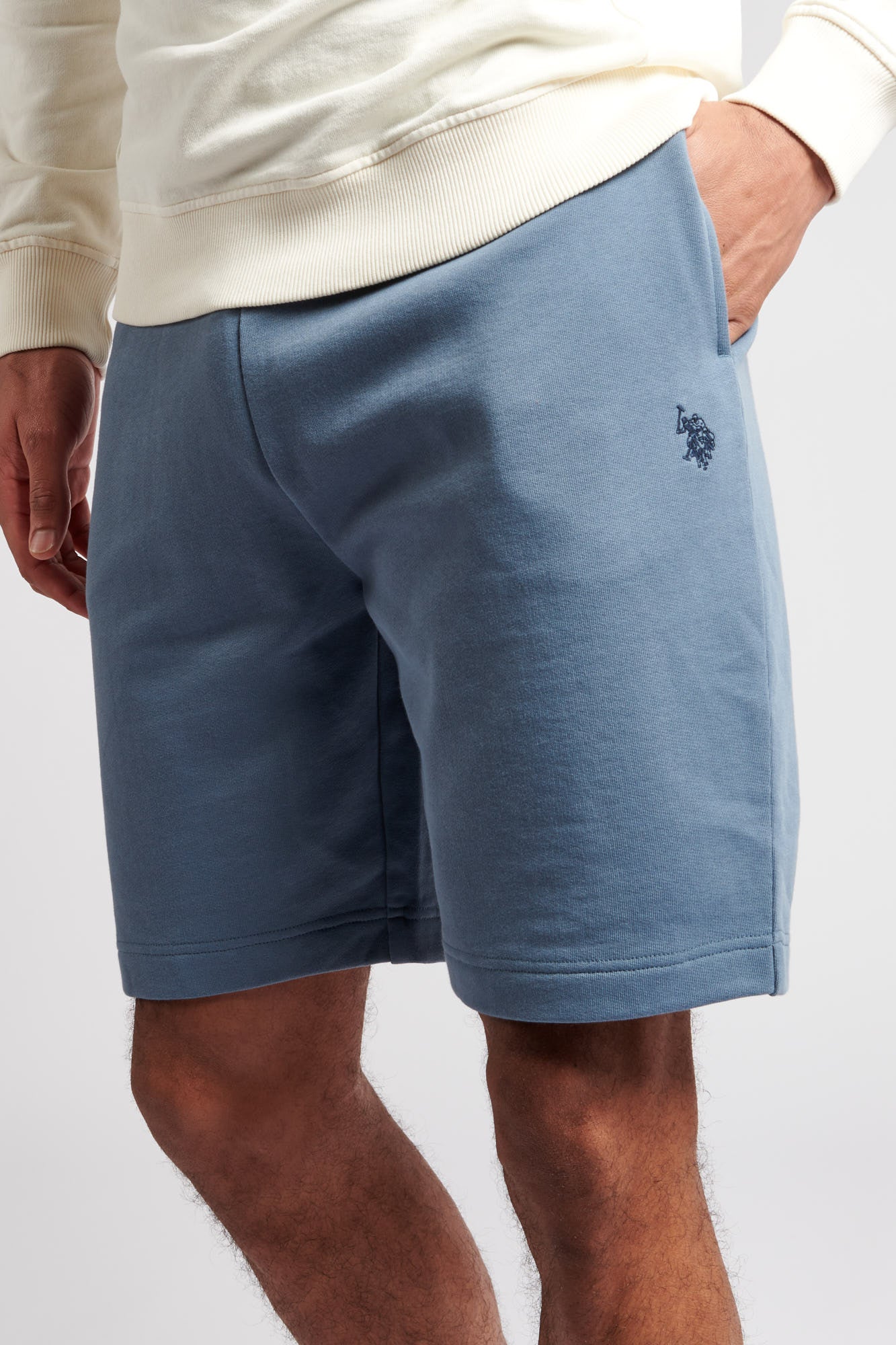 Mens Jersey Shorts in China Blue