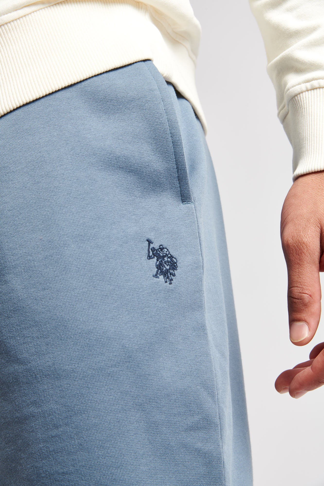 Mens Jersey Shorts in China Blue