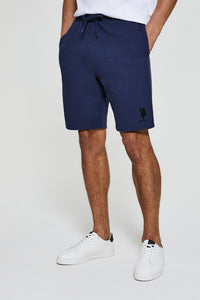 Mens Player 3 Sweat Shorts in Navy Blue