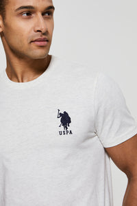 Mens Player 3 T-Shirt in Light Grey Marl