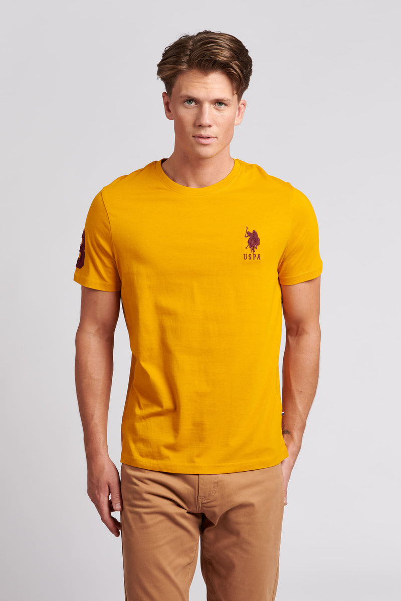 Mens Player 3 T-Shirt in Golden Yellow