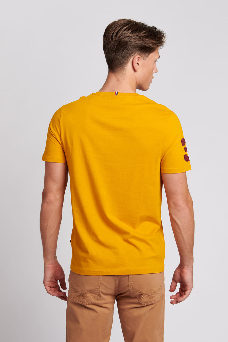Mens Player 3 T-Shirt in Golden Yellow