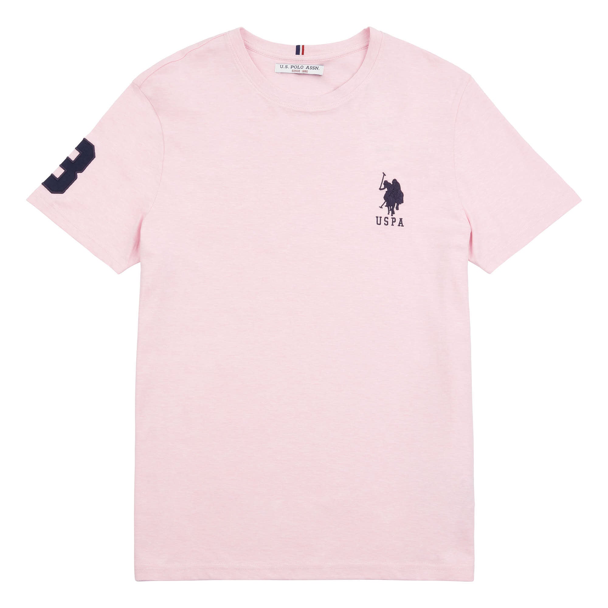 Mens Player 3 T-Shirt in Orchid Pink Marl