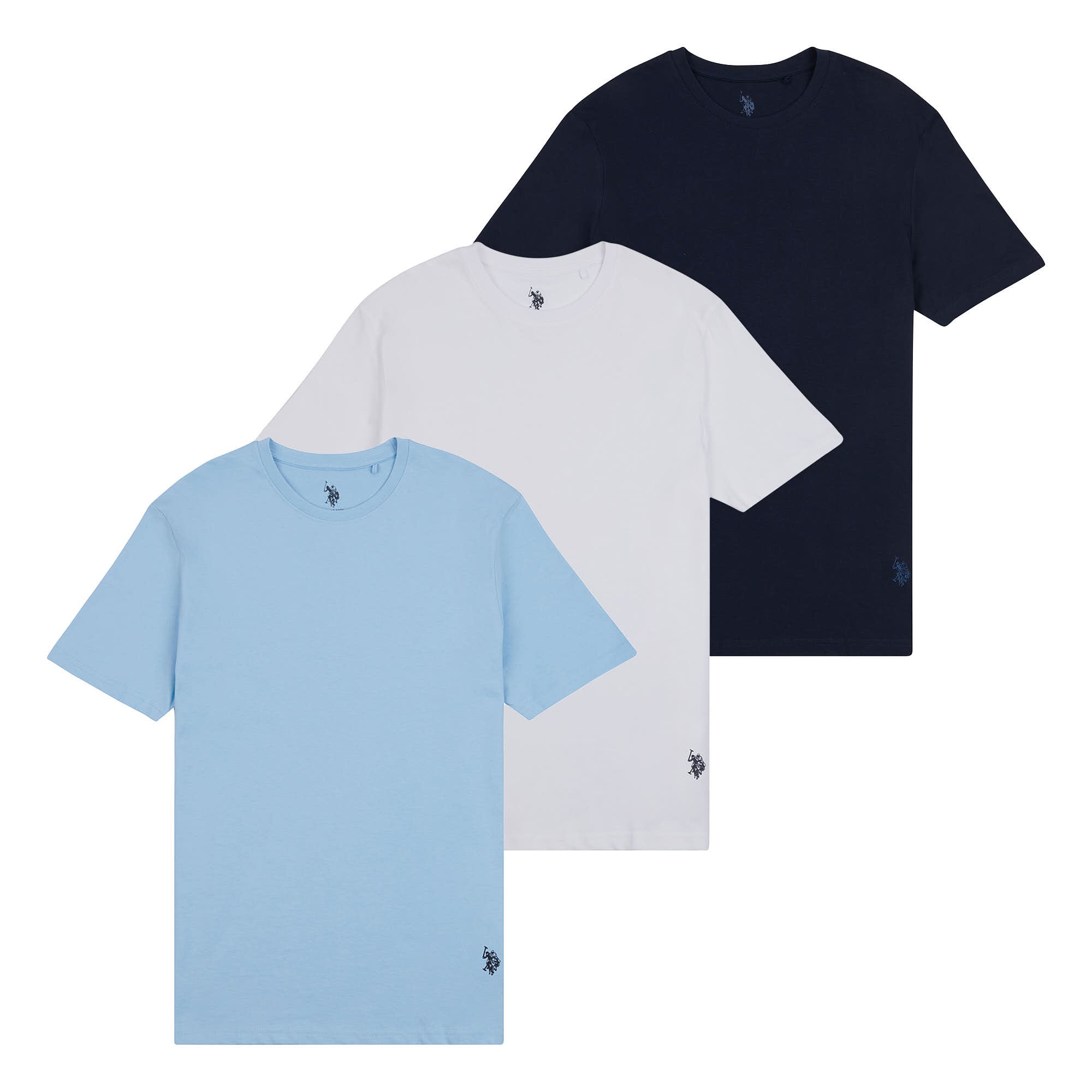 U.S. Polo Assn. Mens 3 Pack T-shirts in Blue Bell – U.S. Polo Assn.