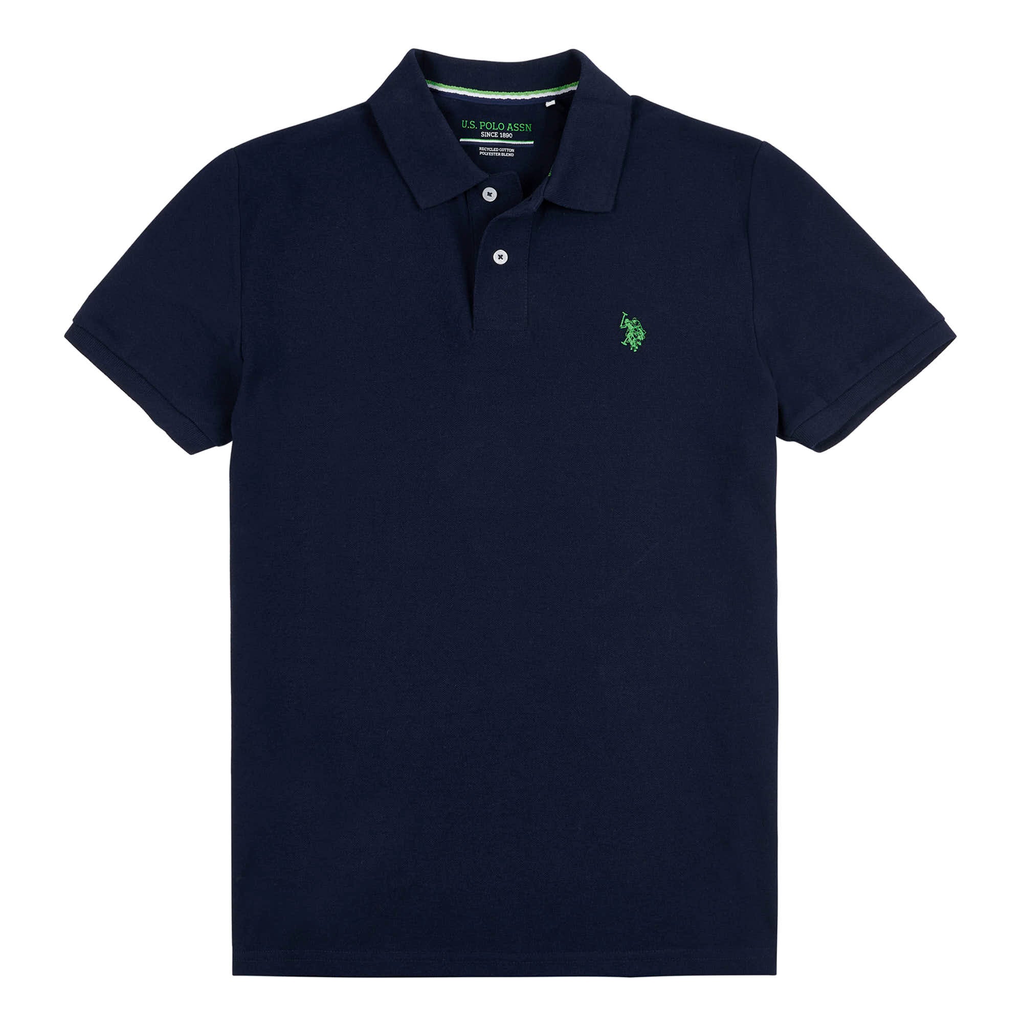 Mens Life Polo Shirt in Navy Blue