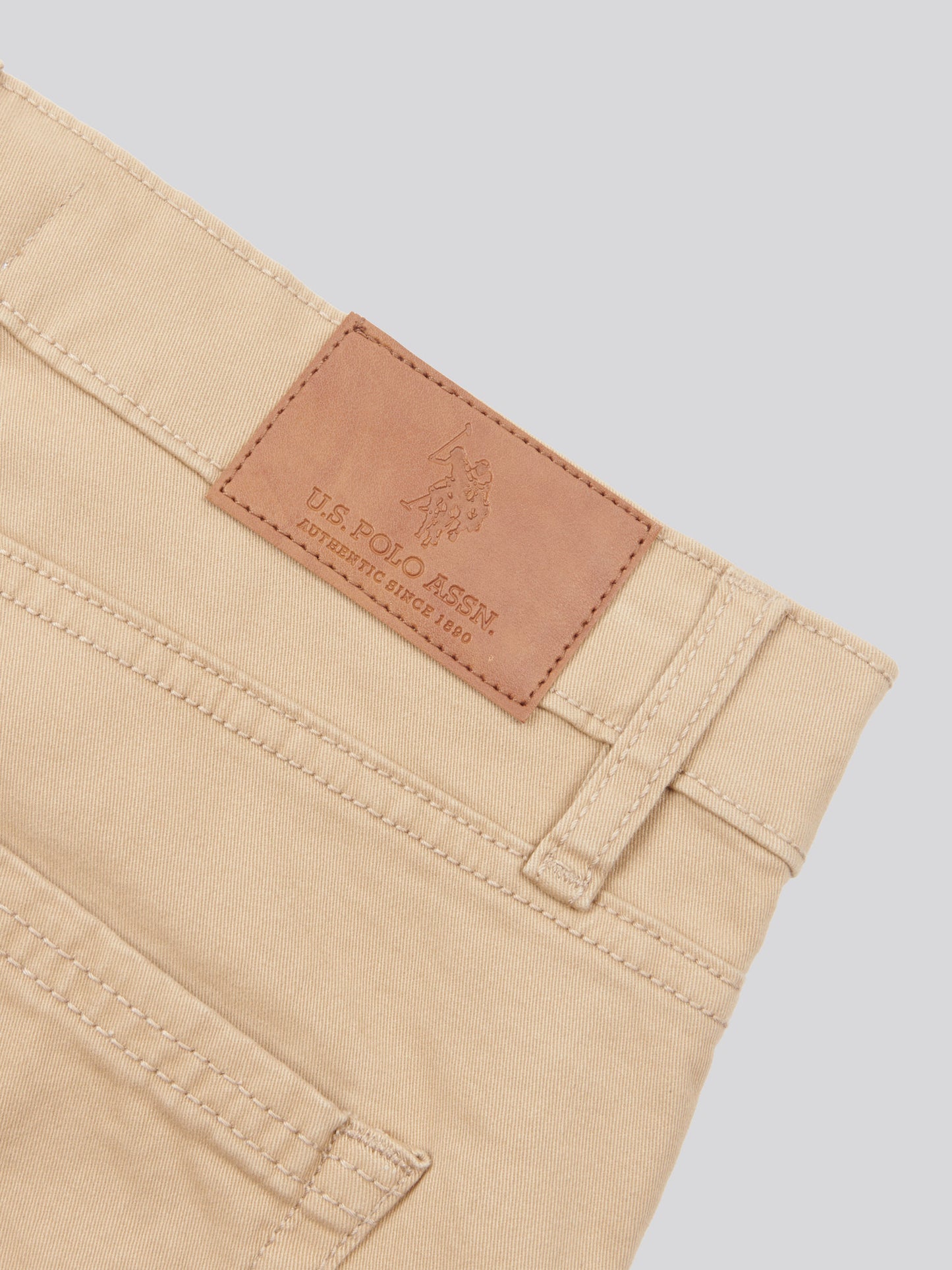 Mens Woven Trousers in Tan