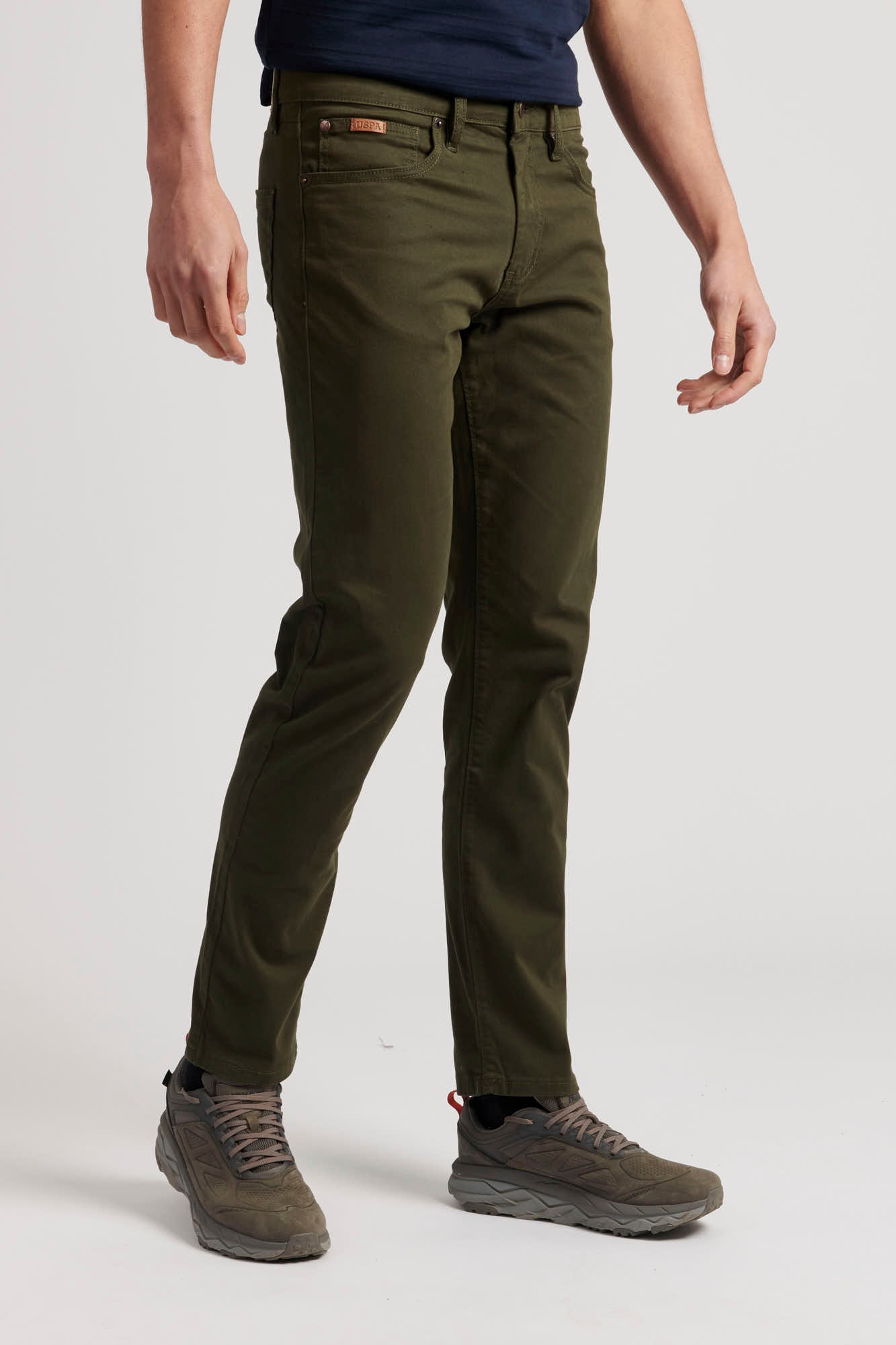Mens Woven Trousers in Army Green – U.S. Polo Assn. UK