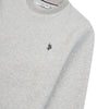 Mens Herringbone Sweatshirt in Vintage Grey Heather