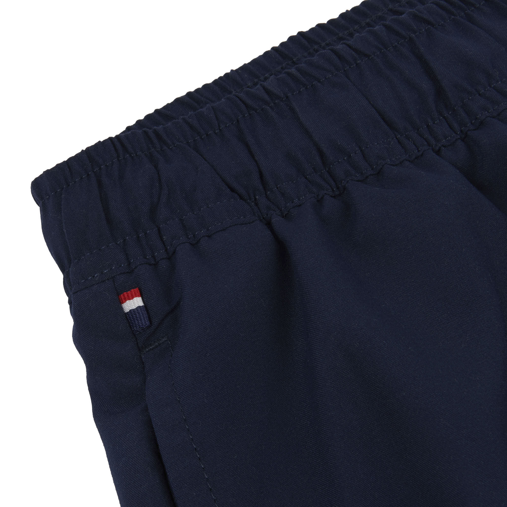 Mens Solid Swim Shorts in Navy Blue
