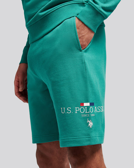 Mens Stacked Shorts in Ivy