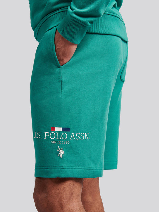 Mens Stacked Shorts in Ivy