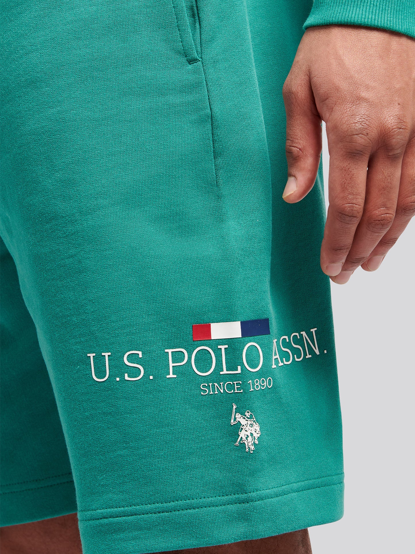 Mens Stacked Shorts in Ivy