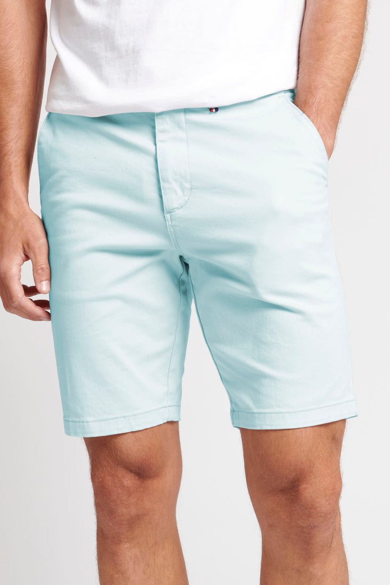 Mens Heritage Chino Shorts in Blue Glow