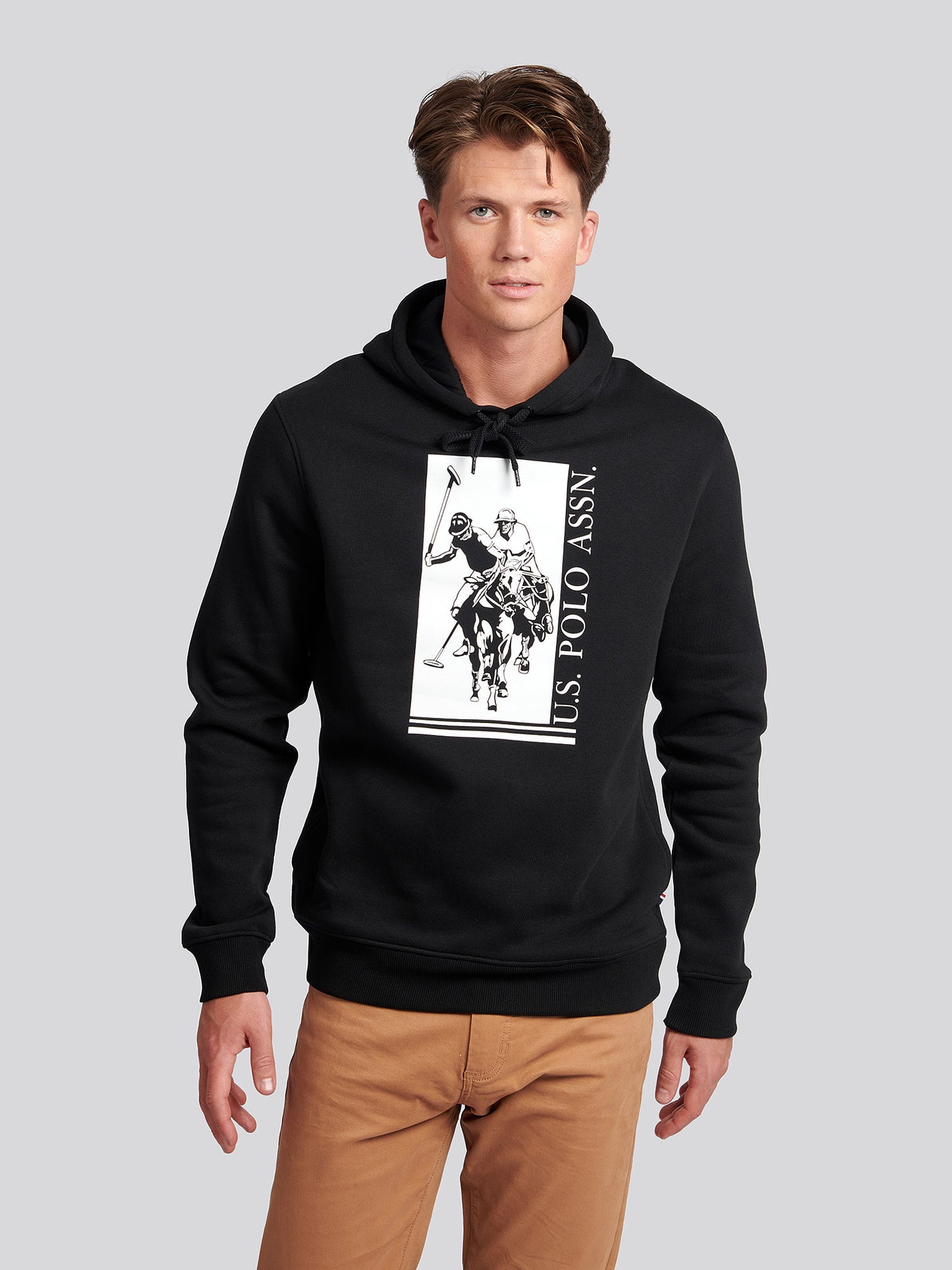 Mens Rider Hoodie in Black