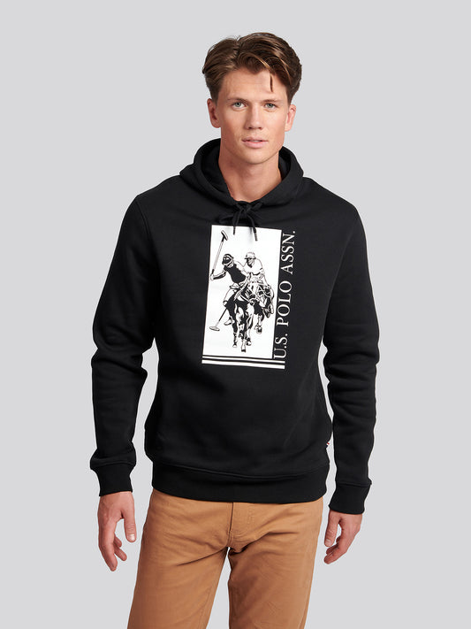 Mens Rider Hoodie in Black