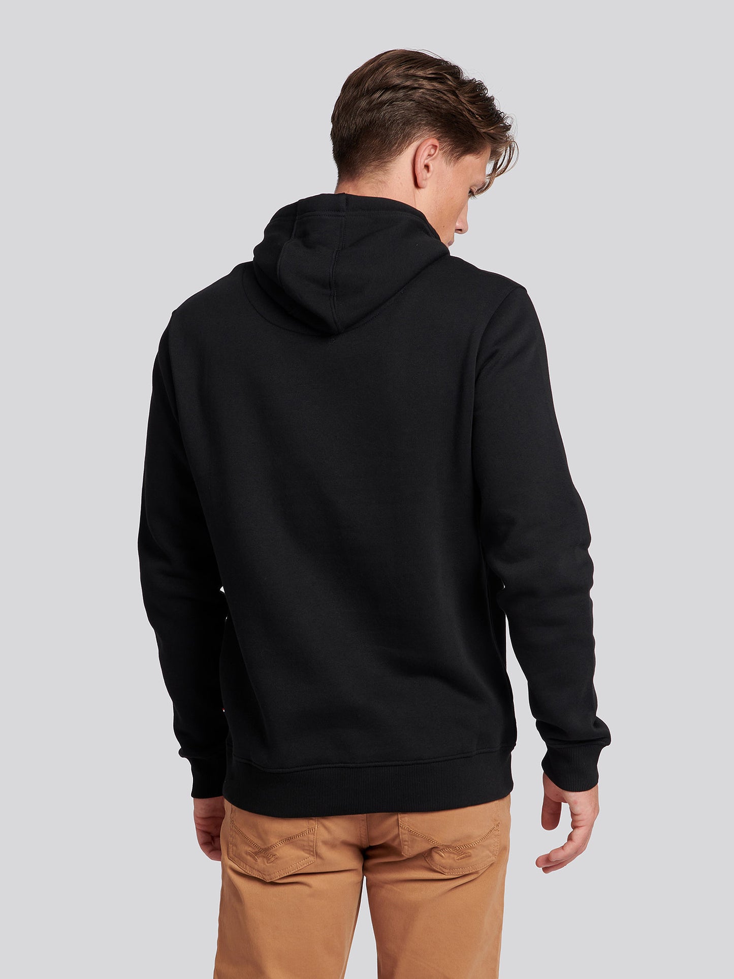 Mens Rider Hoodie in Black
