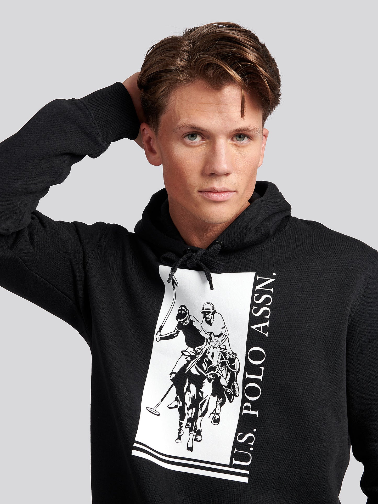 Mens Rider Hoodie in Black