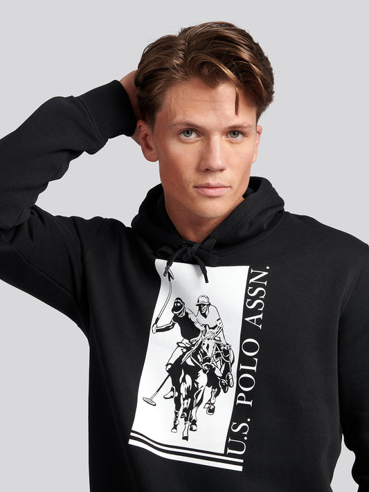 Mens Rider Hoodie in Black