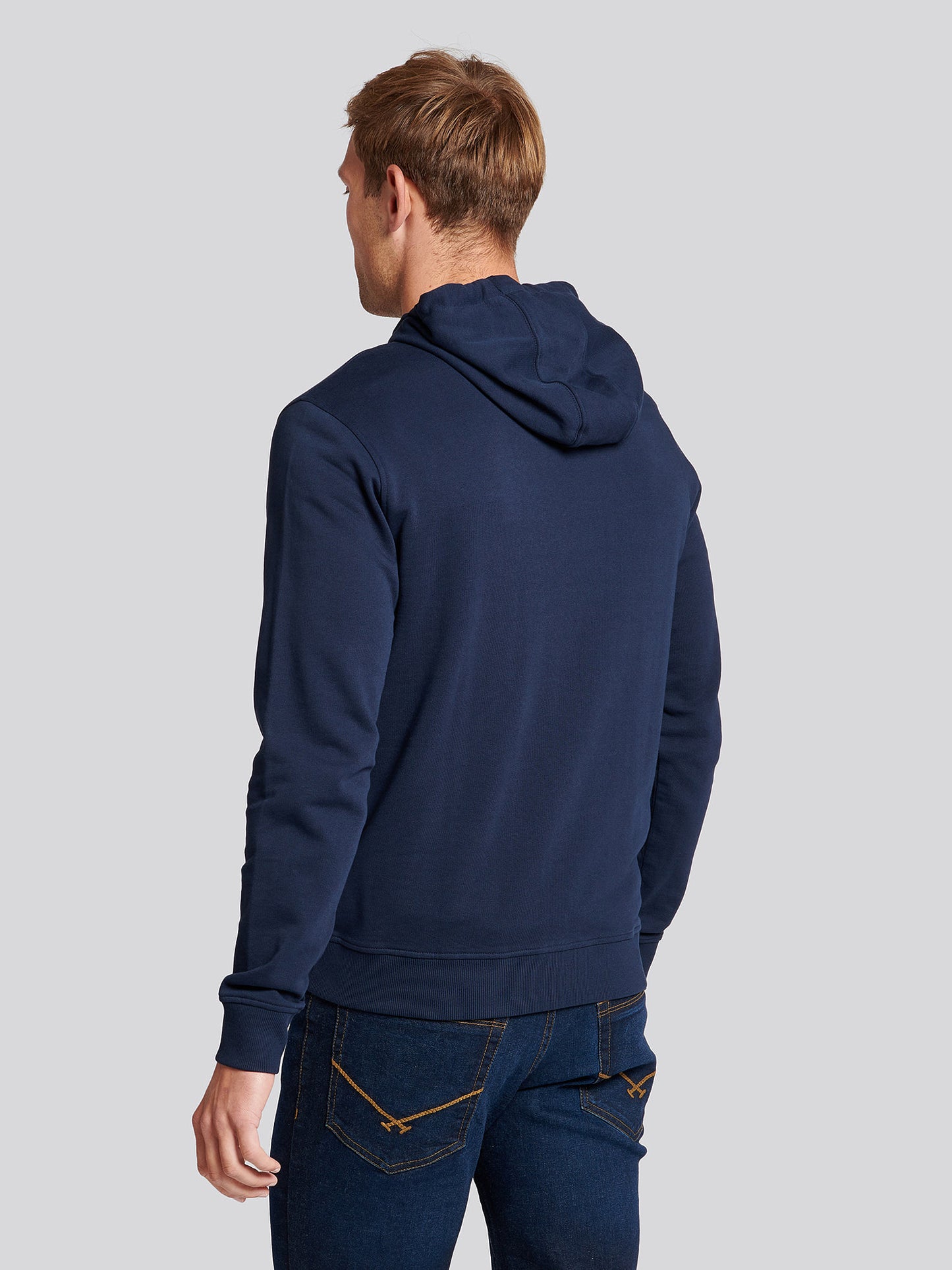 Mens Rider Hoodie in Navy Blue