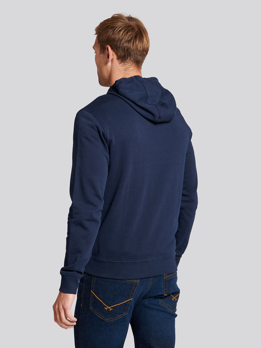 Mens Rider Hoodie in Navy Blue
