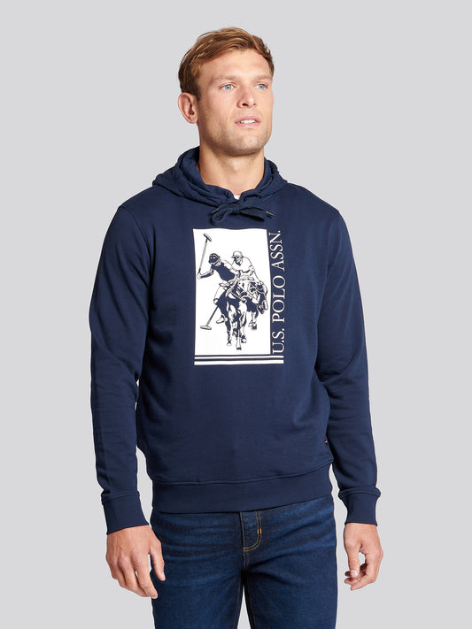 Mens Rider Hoodie in Navy Blue