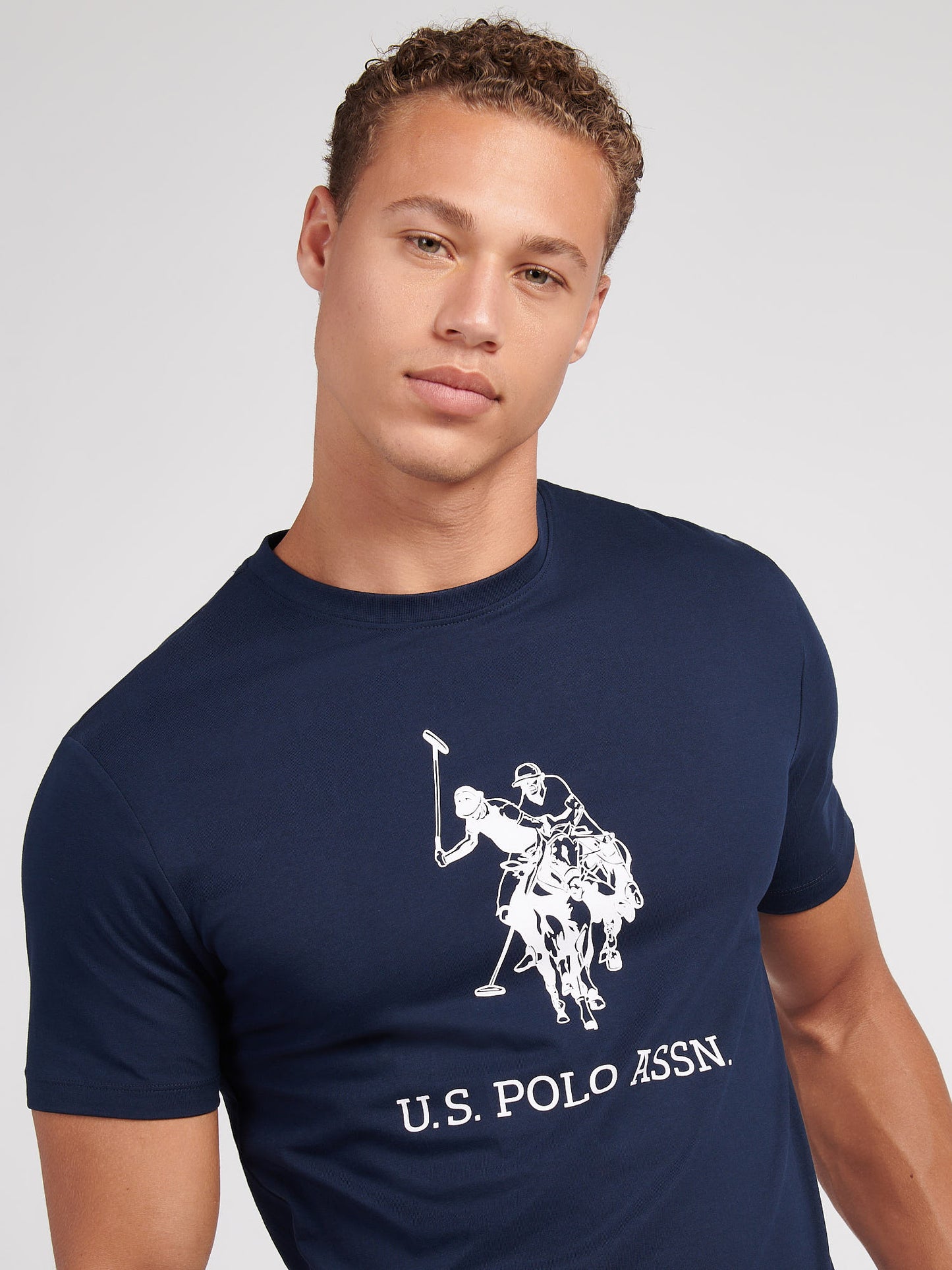 Mens Rider T-Shirt in Navy Blue