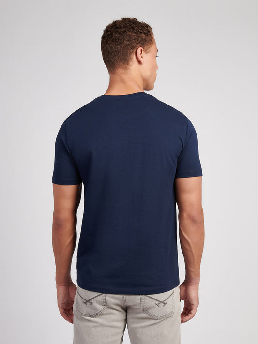 Mens Rider T-Shirt in Navy Blue