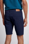 Mens Denim Woven 5 Pocket Shorts in Navy Blue