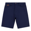 Mens Denim Woven 5 Pocket Shorts in Navy Blue