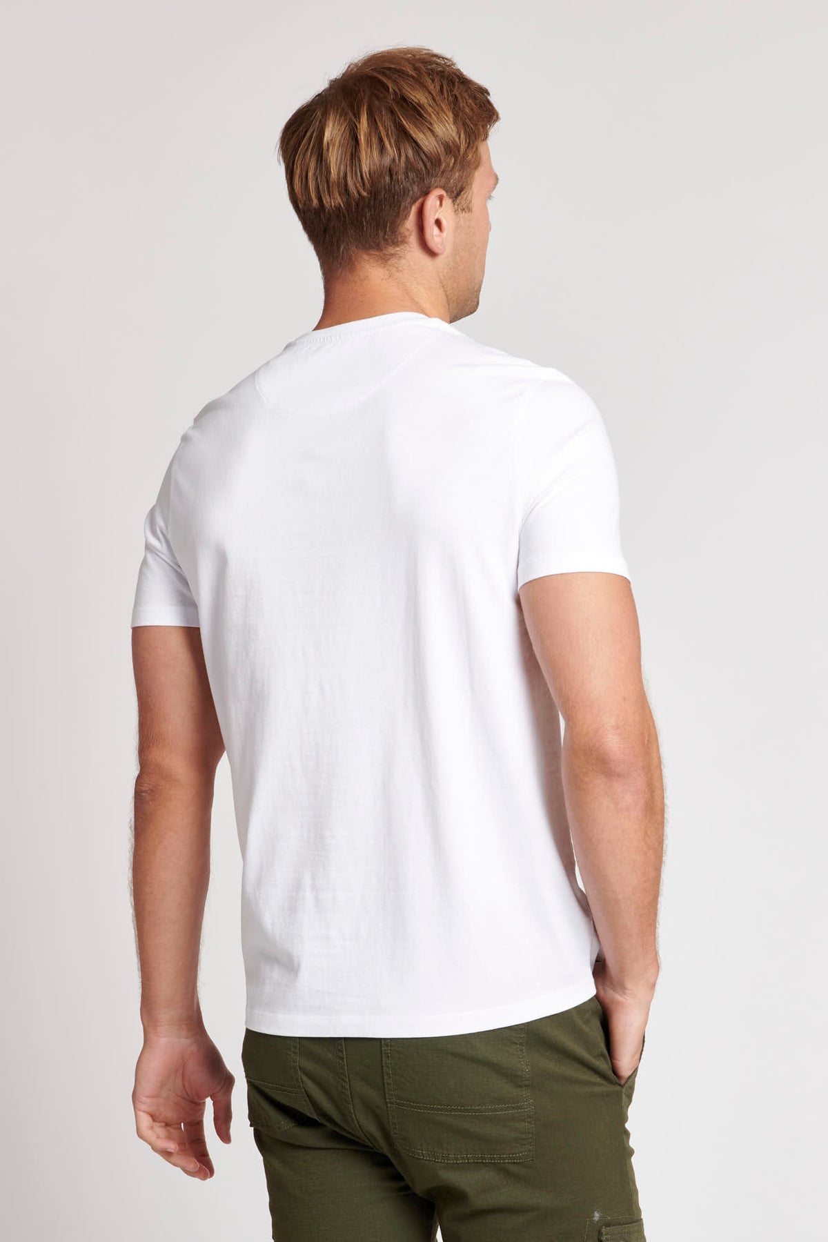 Mens 2 Pack Lounge T-Shirts in Bright White