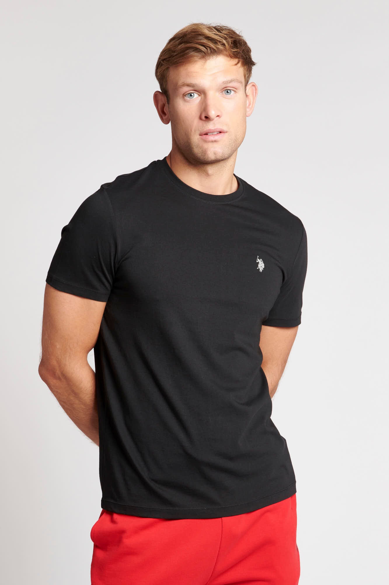 Mens 2 Pack Lounge T-Shirts in Black