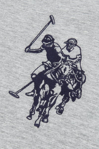 Mens Large Double Horsemen T-Shirt in Vintage Grey Heather