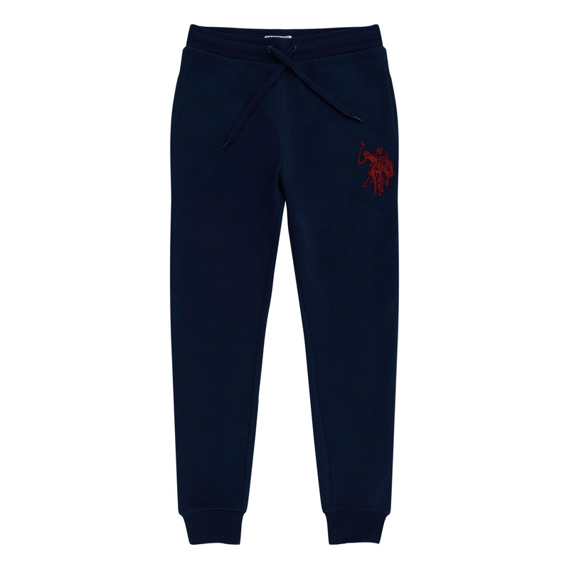 Mens Large Logo Joggers in Navy Blue