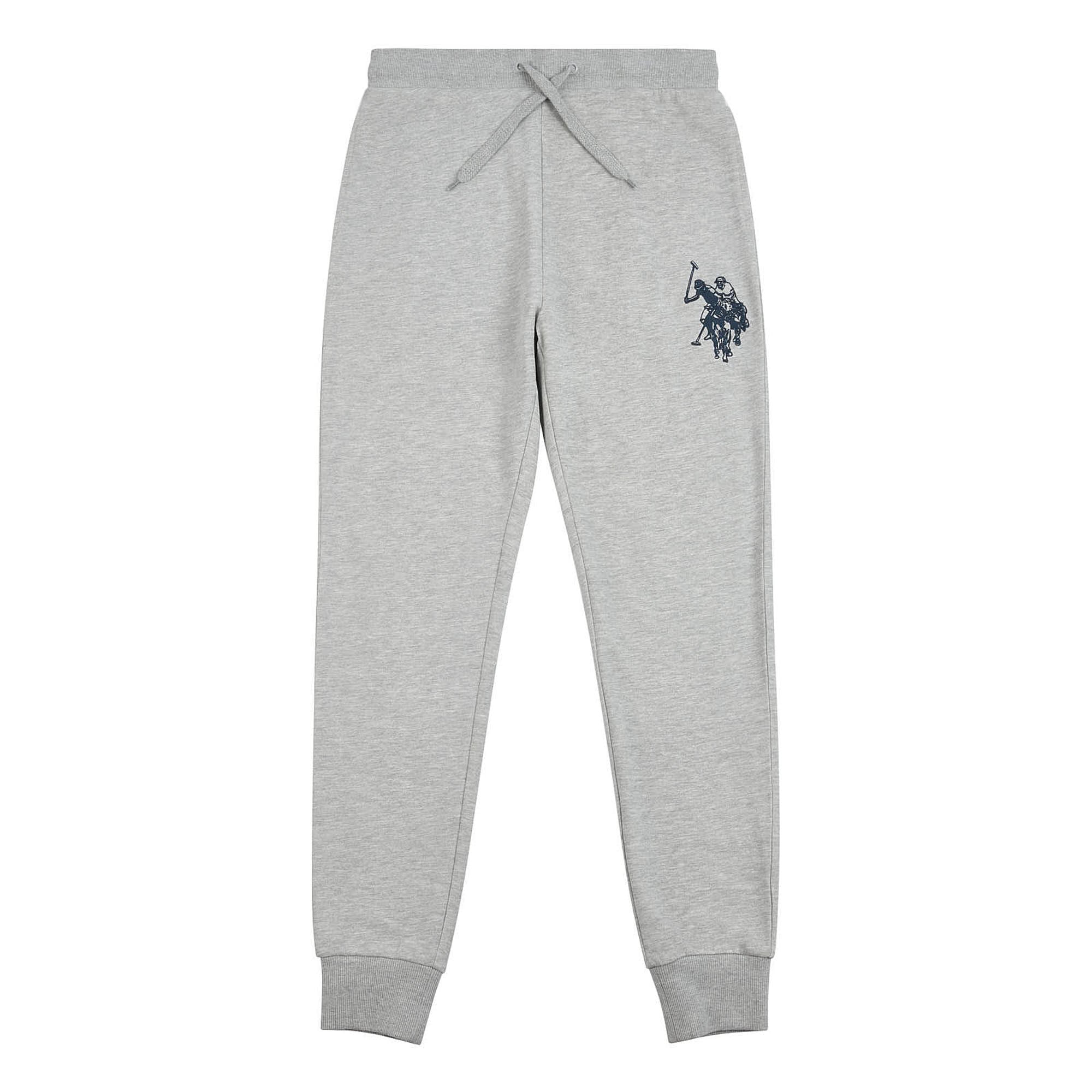 Mens Large Logo Joggers in Vintage Grey Heather