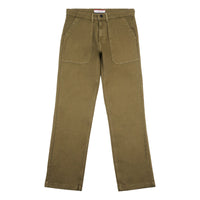 Mens Utility Trousers in Burnt Olive