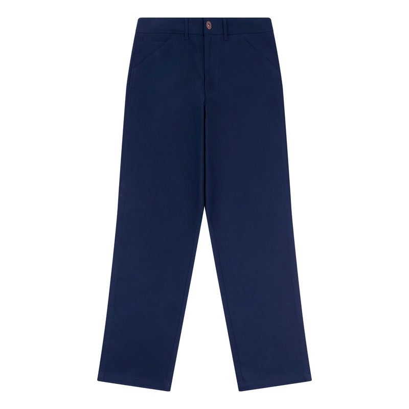 Mens Worker Trousers in Navy Blue