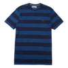 Mens Rugby Stripe T-Shirt in Insignia Blue