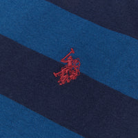 Mens Rugby Stripe T-Shirt in Insignia Blue