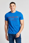 Mens Authentic USPA 1890 T-Shirt in Classic Blue