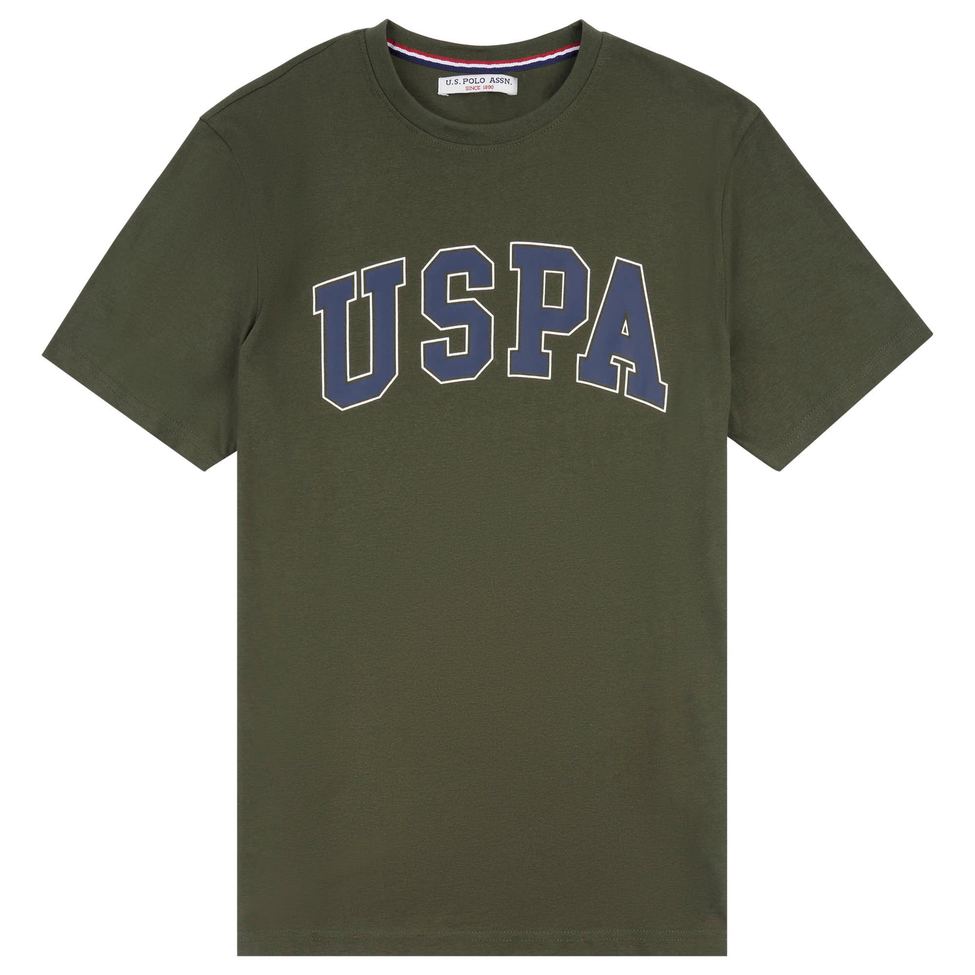Mens USPA Arch Graphic T-Shirt in Forest Night
