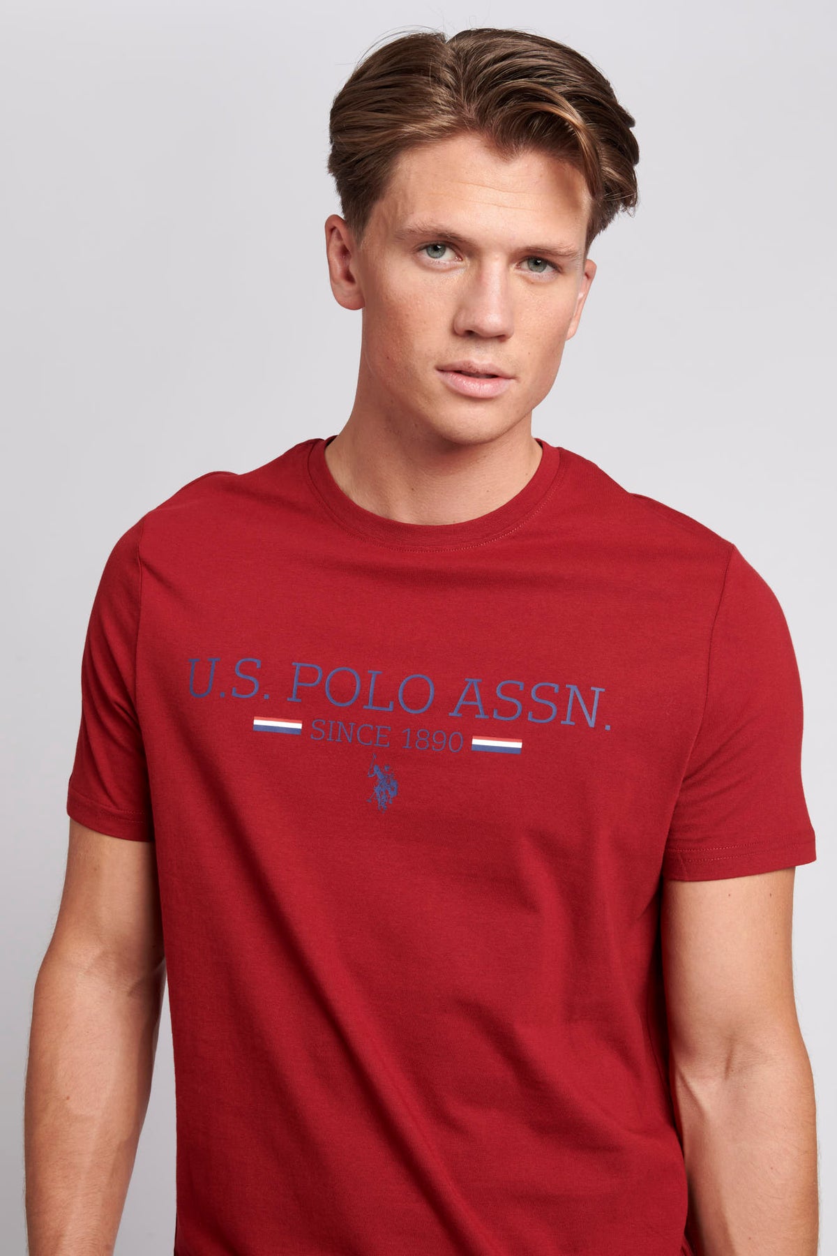 Mens Heritage Graphic T-Shirt in Biking Red