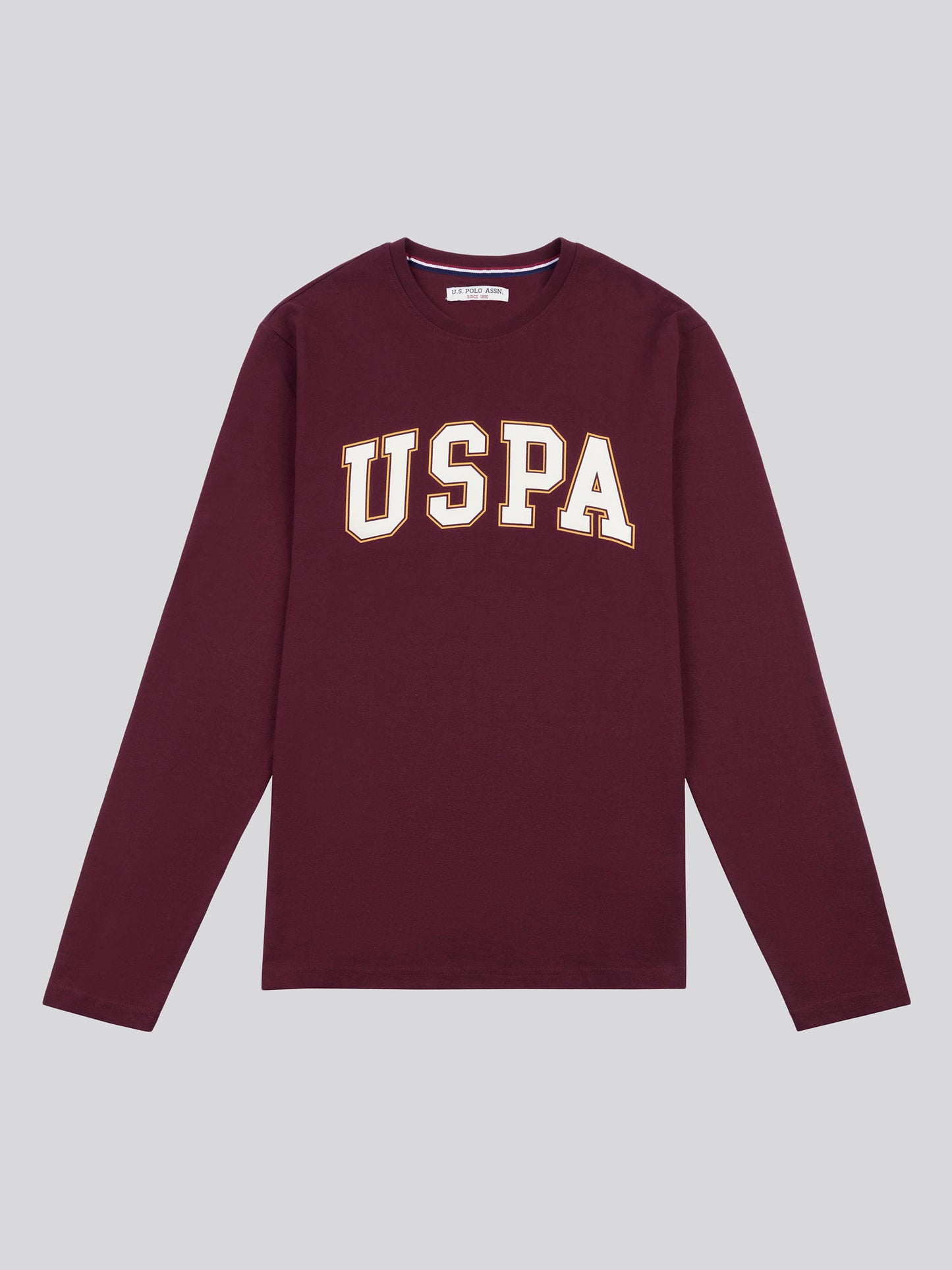 Men Arch Graphic Long Sleeve T-Shirt in Windsor Wine