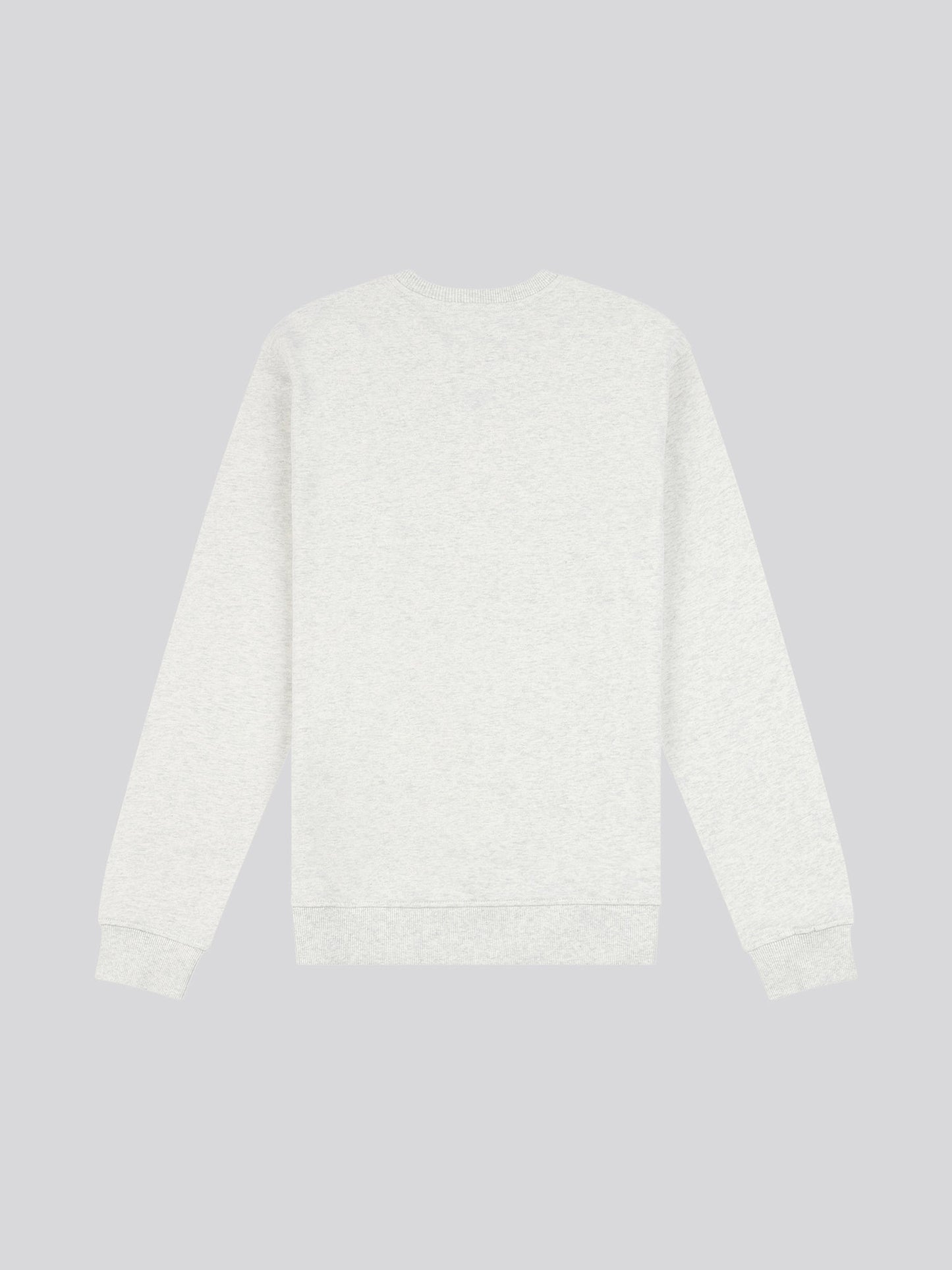 Mens Vintage USPA Since 1890 Crew Neck Sweatshirt in Light Grey Marl