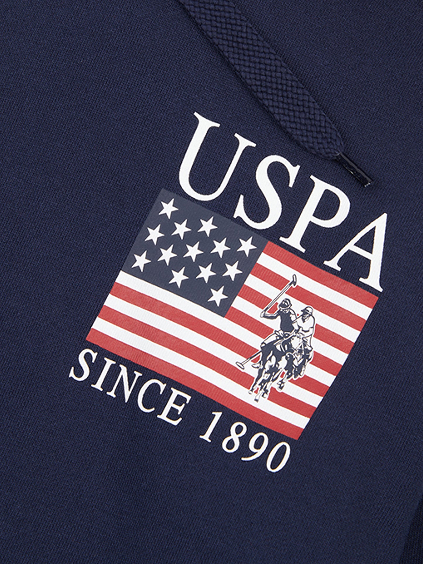 Mens Vintage 1890 Hoodie in Navy Blue