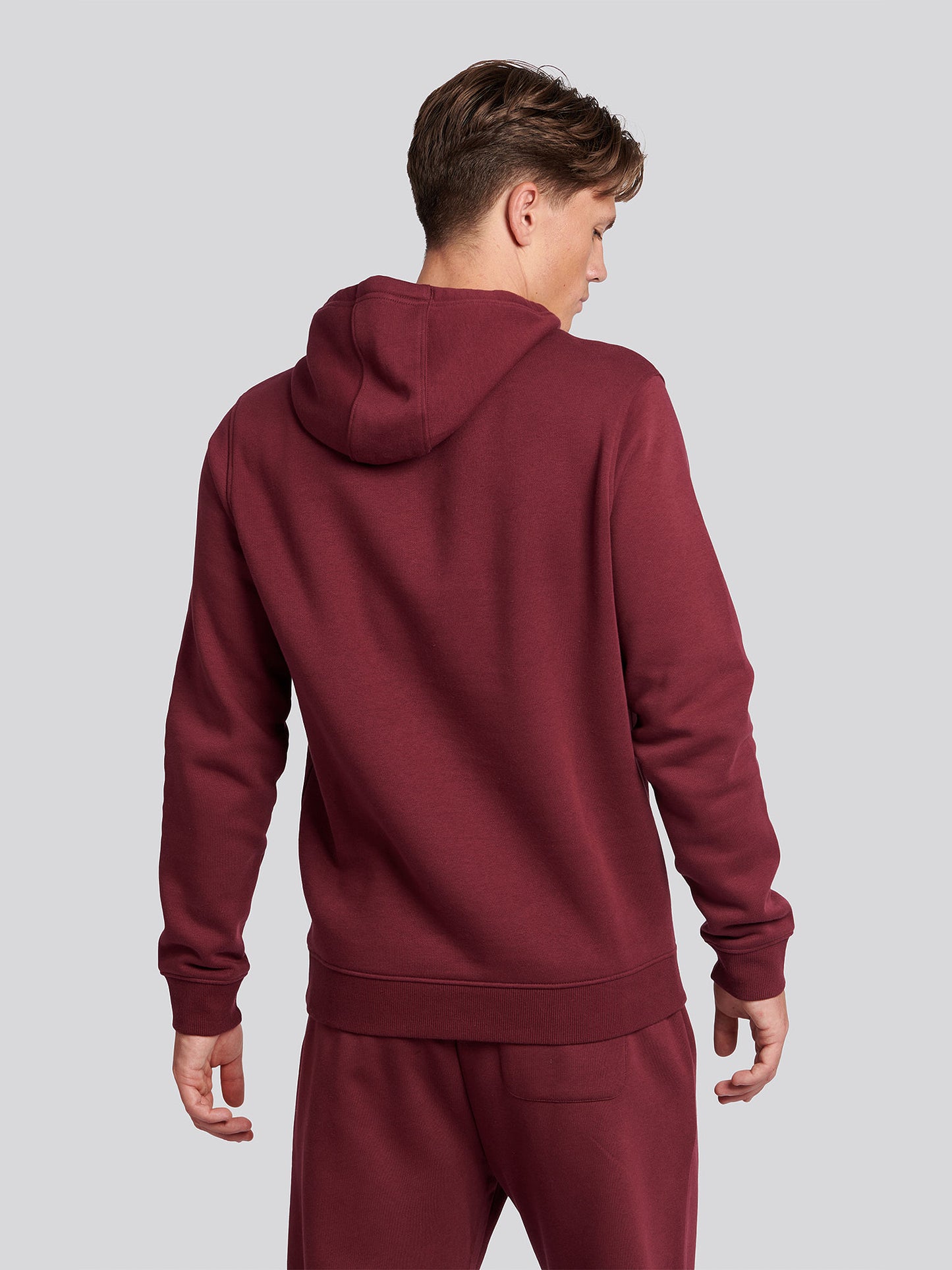 Mens Graphic Hoodie in Windsor Wine