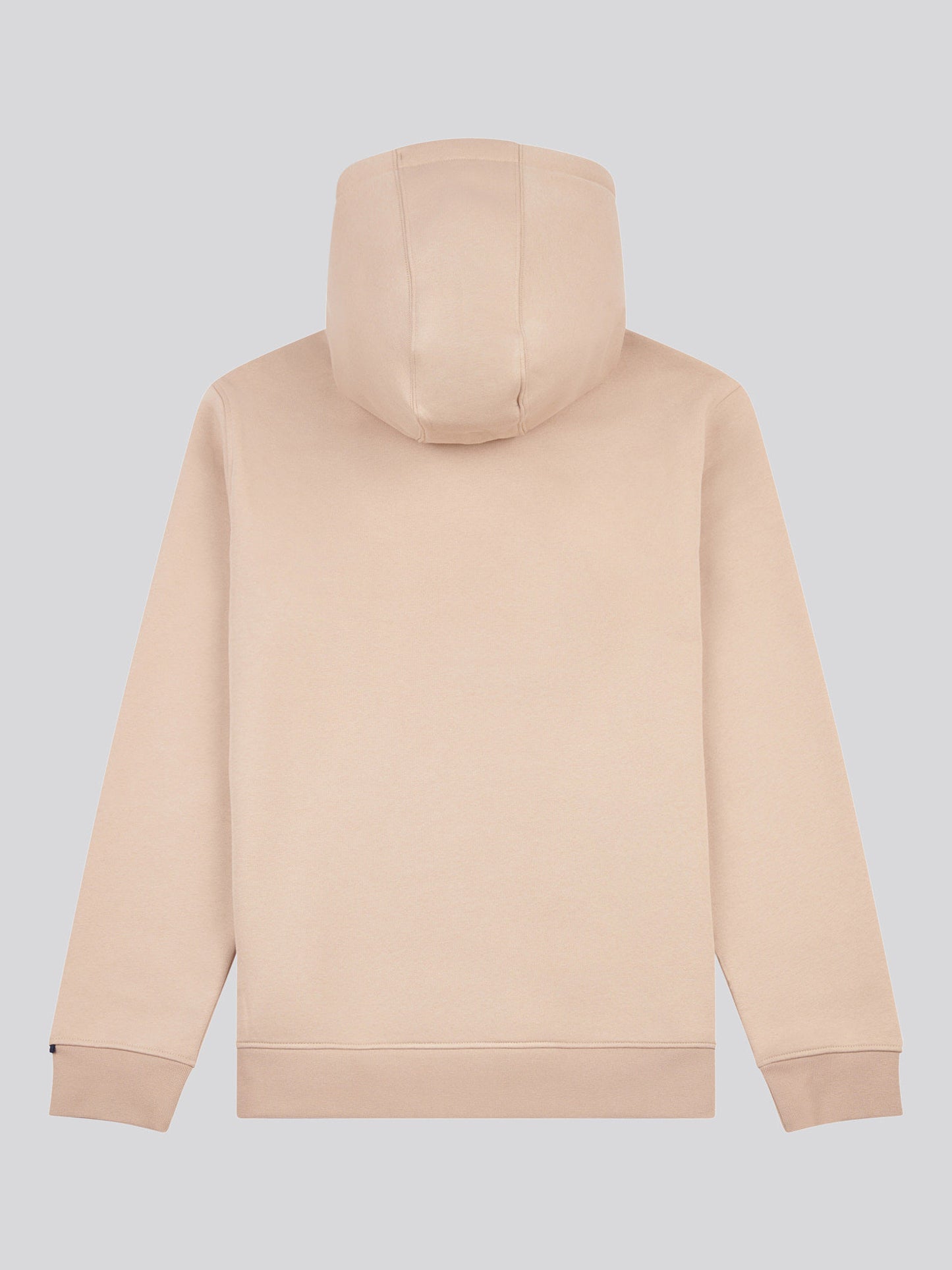 Mens Rider Brush Back Hoodie in Doeskin