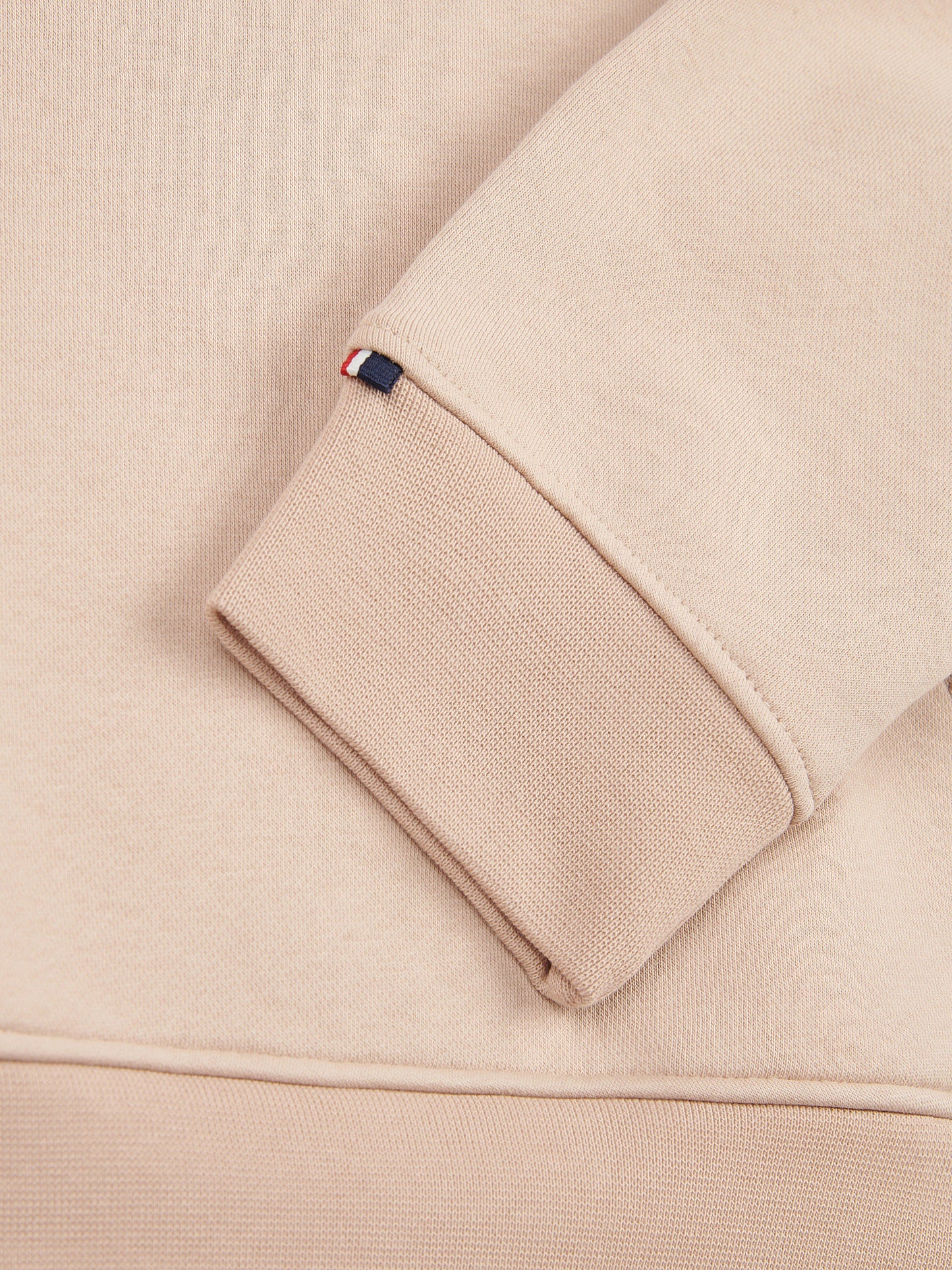 Mens Rider Brush Back Hoodie in Doeskin