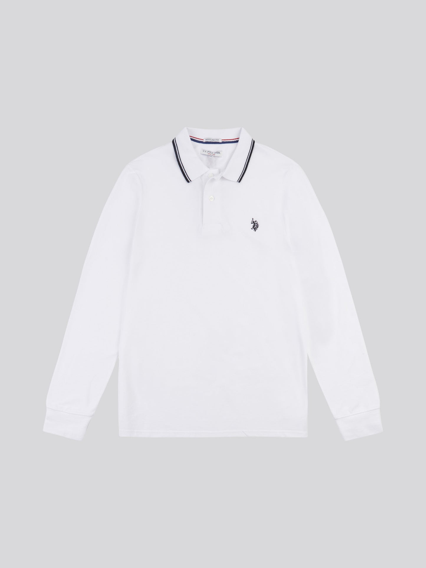 Mens Twin Tipped Pique Polo Shirt in *TEST* Bright White