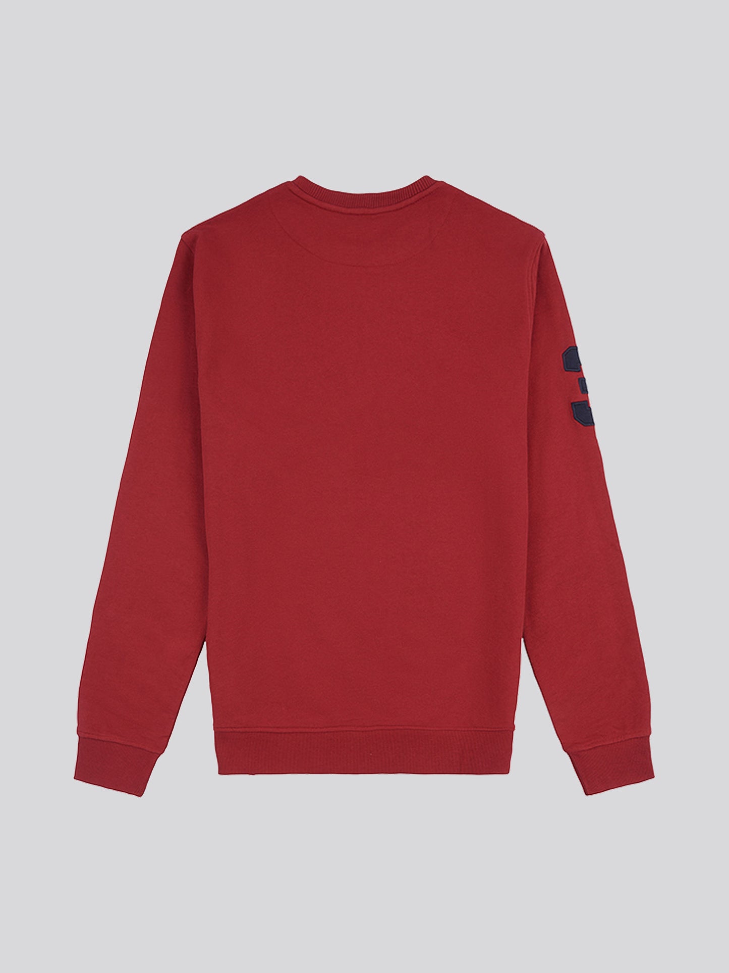 Mens Player 3 Crew Neck Sweatshirt in Biking Red
